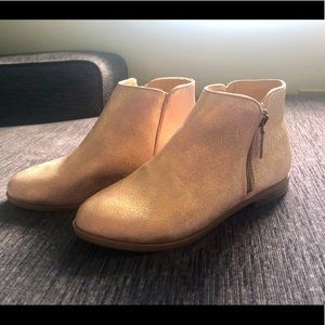 BRAND NEW: Pink & Gold Sparkle Kid’s Ankle Boots